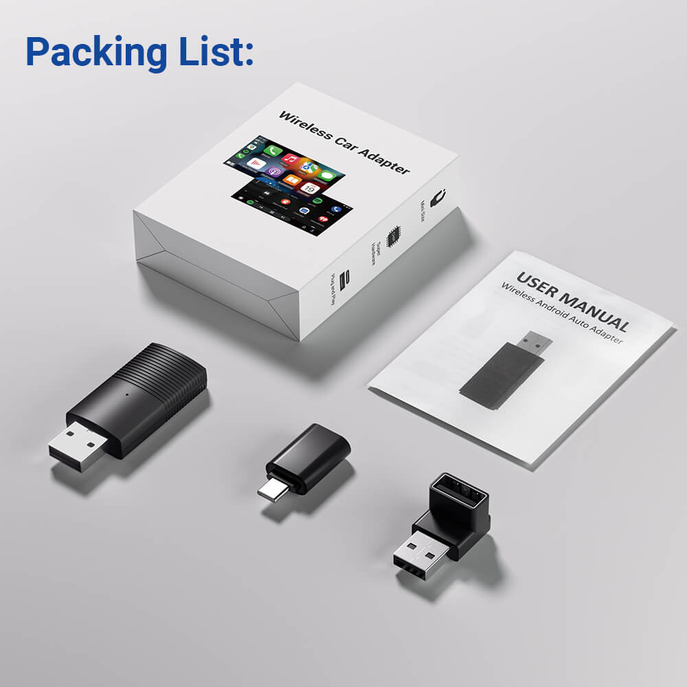 OTTOCAST Mini Wireless CarPlay/Android Auto Adapter