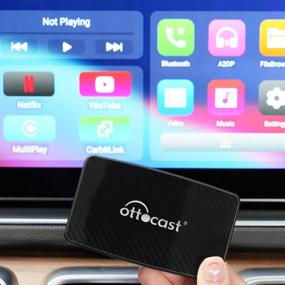 (Today Special Offer 40% OFF) Play2Video Pro Wireless CarPlay/ Android Auto Adapter With YouTube & Netflix