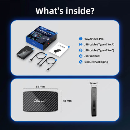 (LIMITED STOCK) Play2Video Pro Wireless CarPlay/ Android Auto All-in-one Adapter