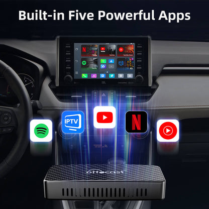 (Today Special Offer 40% OFF) Play2Video Pro Wireless CarPlay/ Android Auto Adapter With YouTube & Netflix