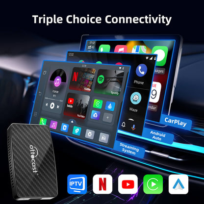(Today Special Offer 40% OFF) Play2Video Pro Wireless CarPlay/ Android Auto Adapter With YouTube & Netflix