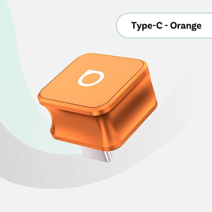 Ottocast Mini Cube 3.0 Adapter - Cosmic Orange | Wireless CarPlay & Android Auto Adapter