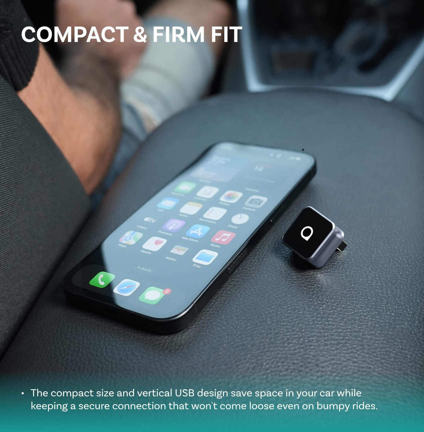 Ottocast Mini Cube 3.0 Wireless CarPlay/Android Auto Adapter