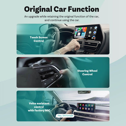 (EXCLUSIVE PRICE)-2-in-1 Mini Wireless CarPlay/Android Auto Adapter