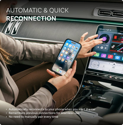 Play2Video Pro Wireless CarPlay/ Android Auto All-in-one Adapter